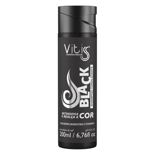 Vitts Shampoo Tonalizante Black 200ml,