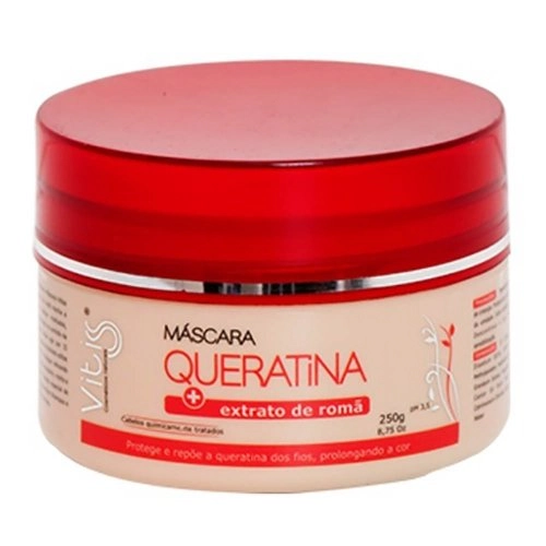Mascara Vitis Queratina Extrato Roma 250gr