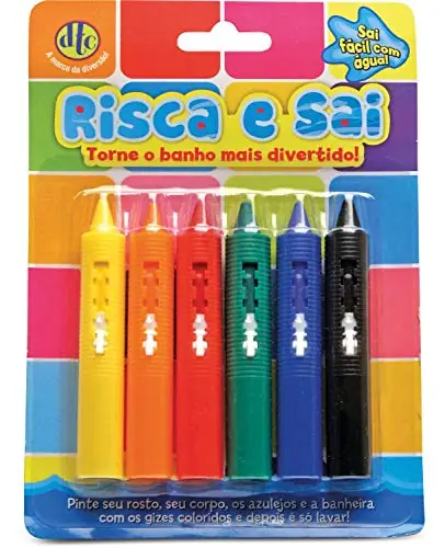 Giz Colorido Risca E Sai Ref: 441