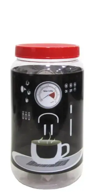 Pote 1500ml Maquina De Cafe Transp. Ref.363
