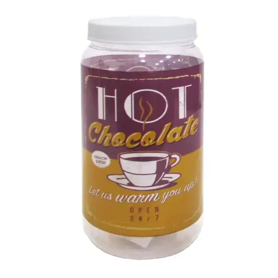 Pote 1500ml Hot Chocolate Transp. Ref.368