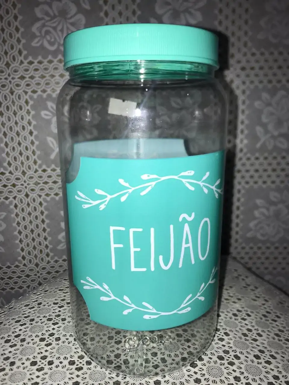 Pote Feijao Tiffany 1500ml 883 Qpots