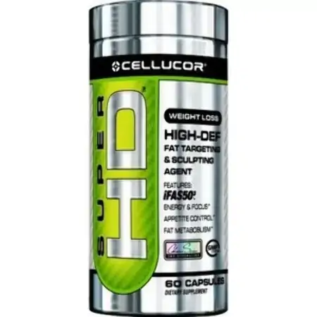 Esportivo Cellucor Super Hd Pote 60 Cápsulas