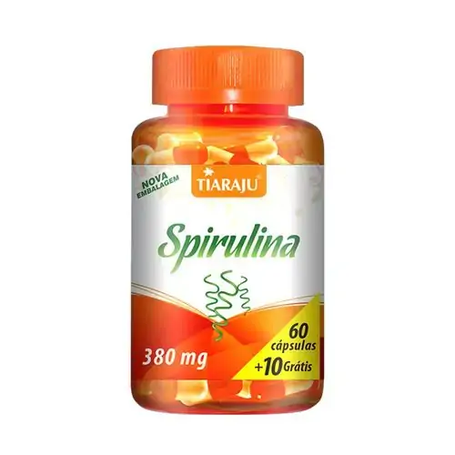 Spirulina 380 Mg 60 Caps Tiaraju