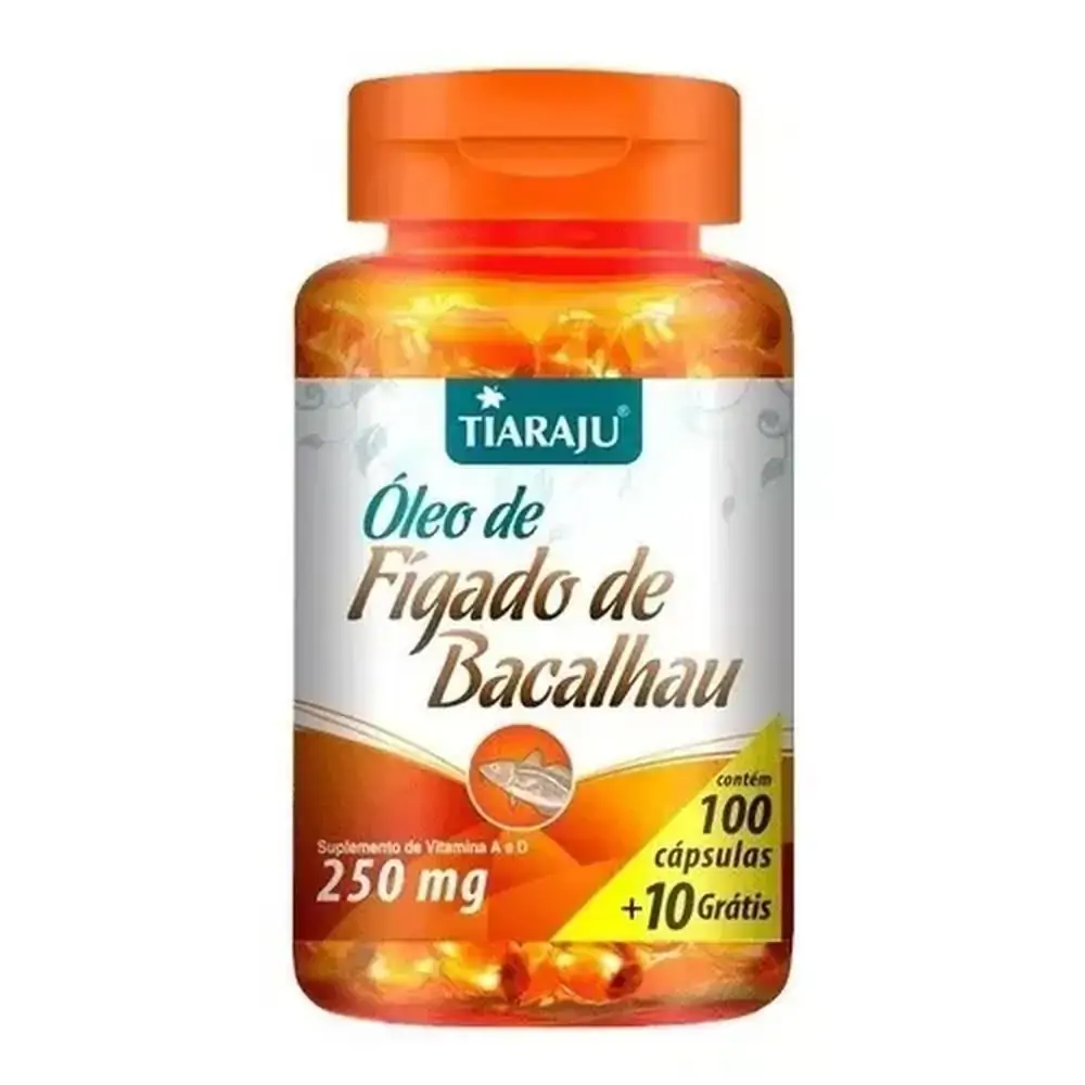 Oleo Fig Bacalhau 250mg 100 10caps Tiaraju