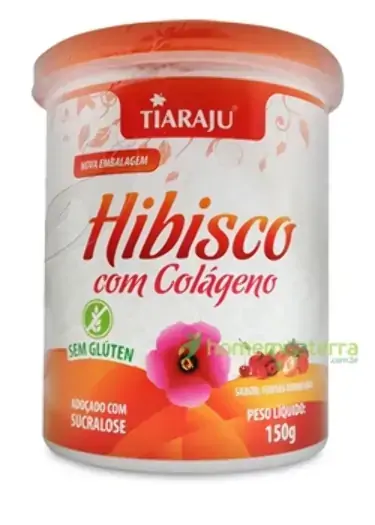 Hibisco Com Colágeno Solúvel Tiaraju 150g