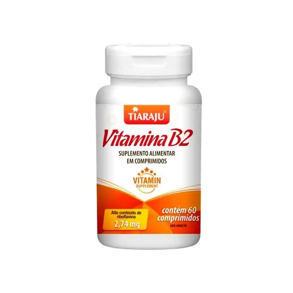 Vitamina B2 Tiaraju 60 Comprimidos De 250mg