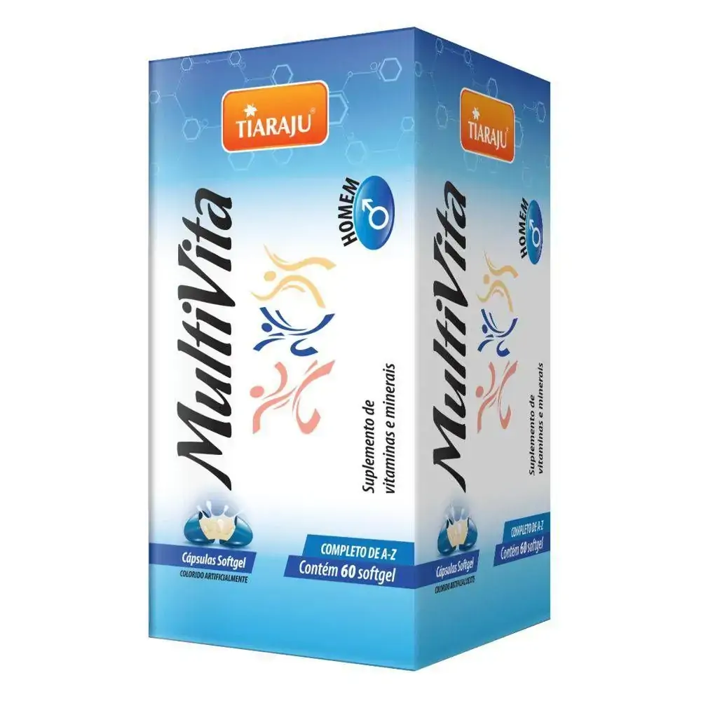 Multivita Homem De A Z 60caps Tiaraju