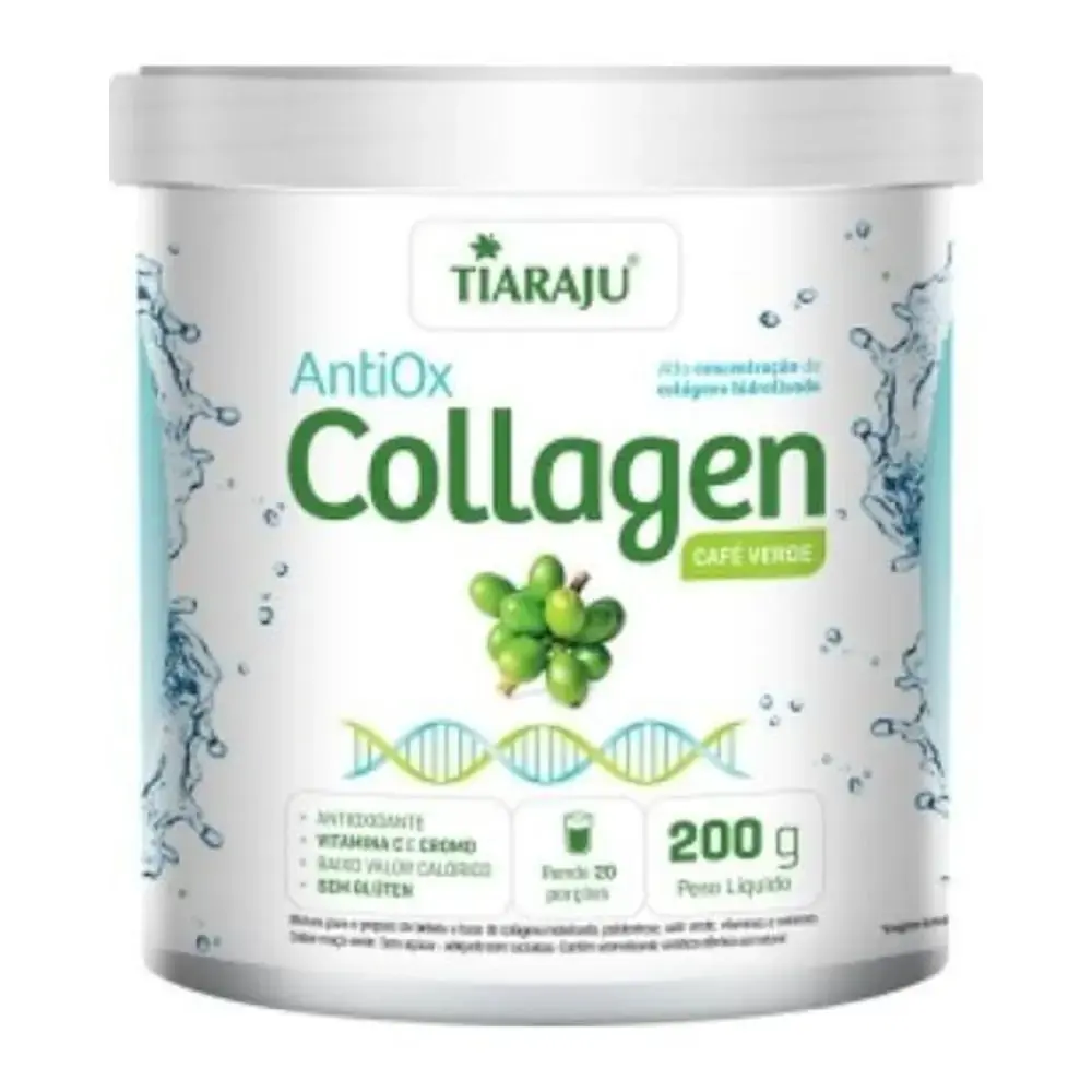Collagen Atiox Cafe Verde 200g Tiaraju