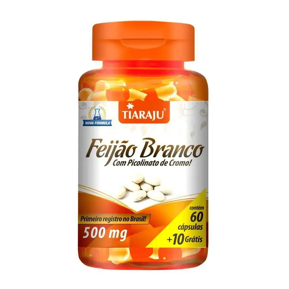 Feijao Branco C/ Picolinato Cromo 500mg 60caps Tiaraju