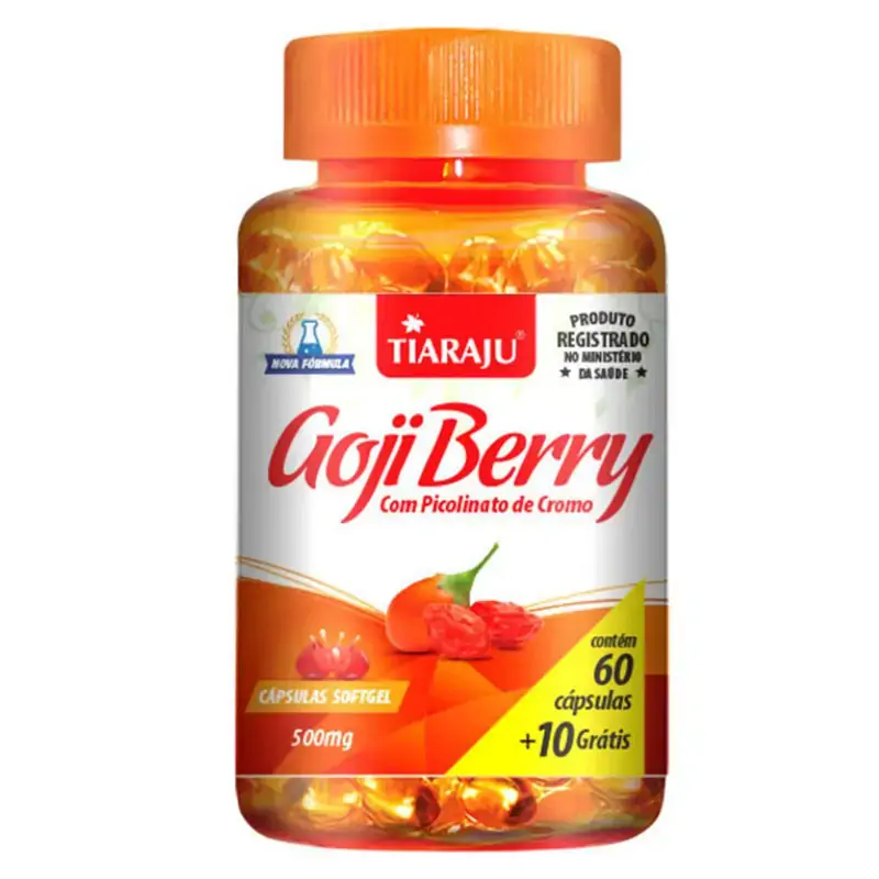 Goji Berry Picolinato De Cromo Tiaraju 60 Cápsulas