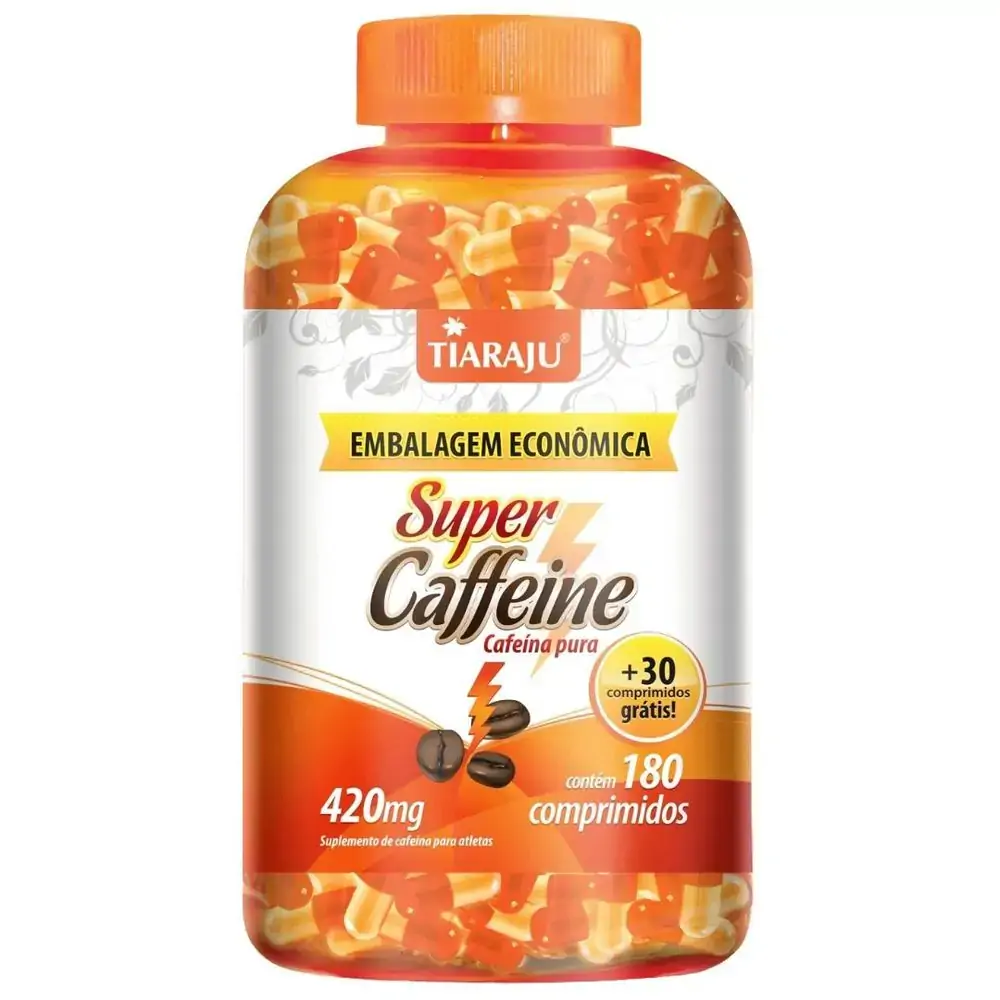Super Caffeine 180 30 Compr 420mg Tiaraju