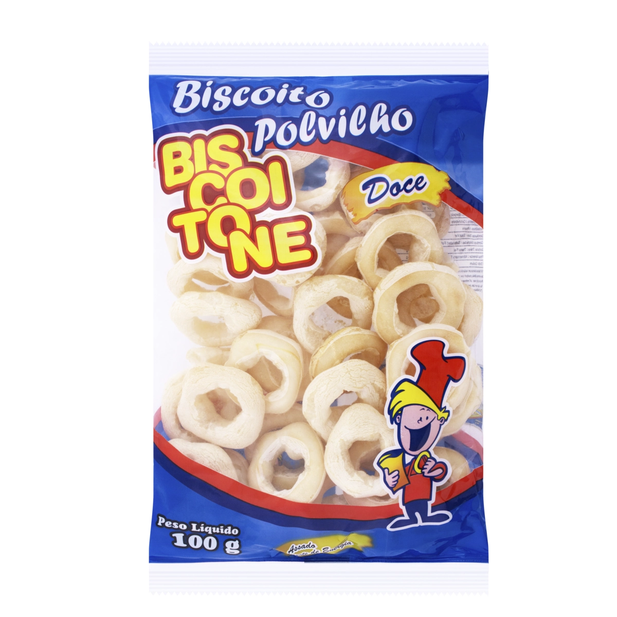 Biscoito BISCOITONE de Polvilho Doce Pacote 100g