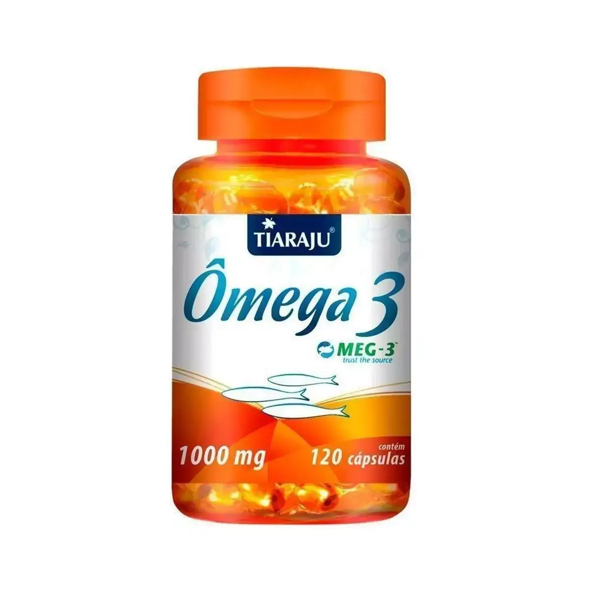LOJA - OMEGA 3 1000MG (120 CAPS) - TIARAJU