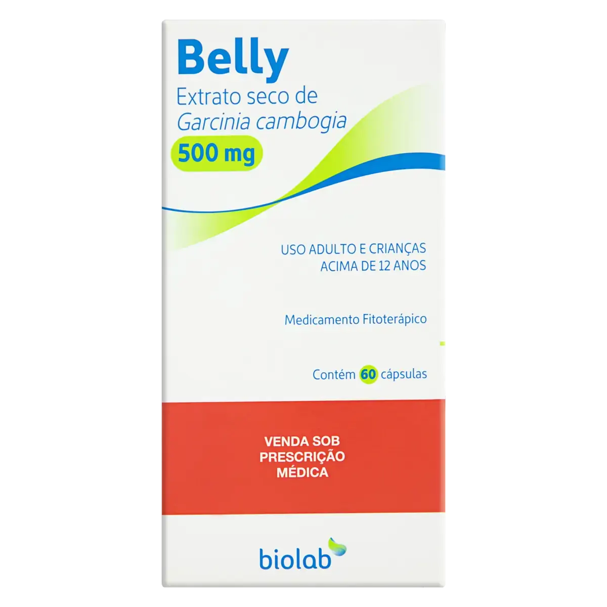 Belly 500mg Biolab Caixa 60 Cápsulas