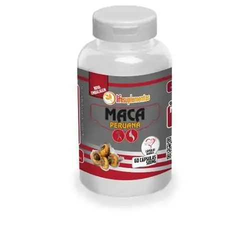 Maca Peruana Lifesuplementos 120 Cápsulas De 500mg