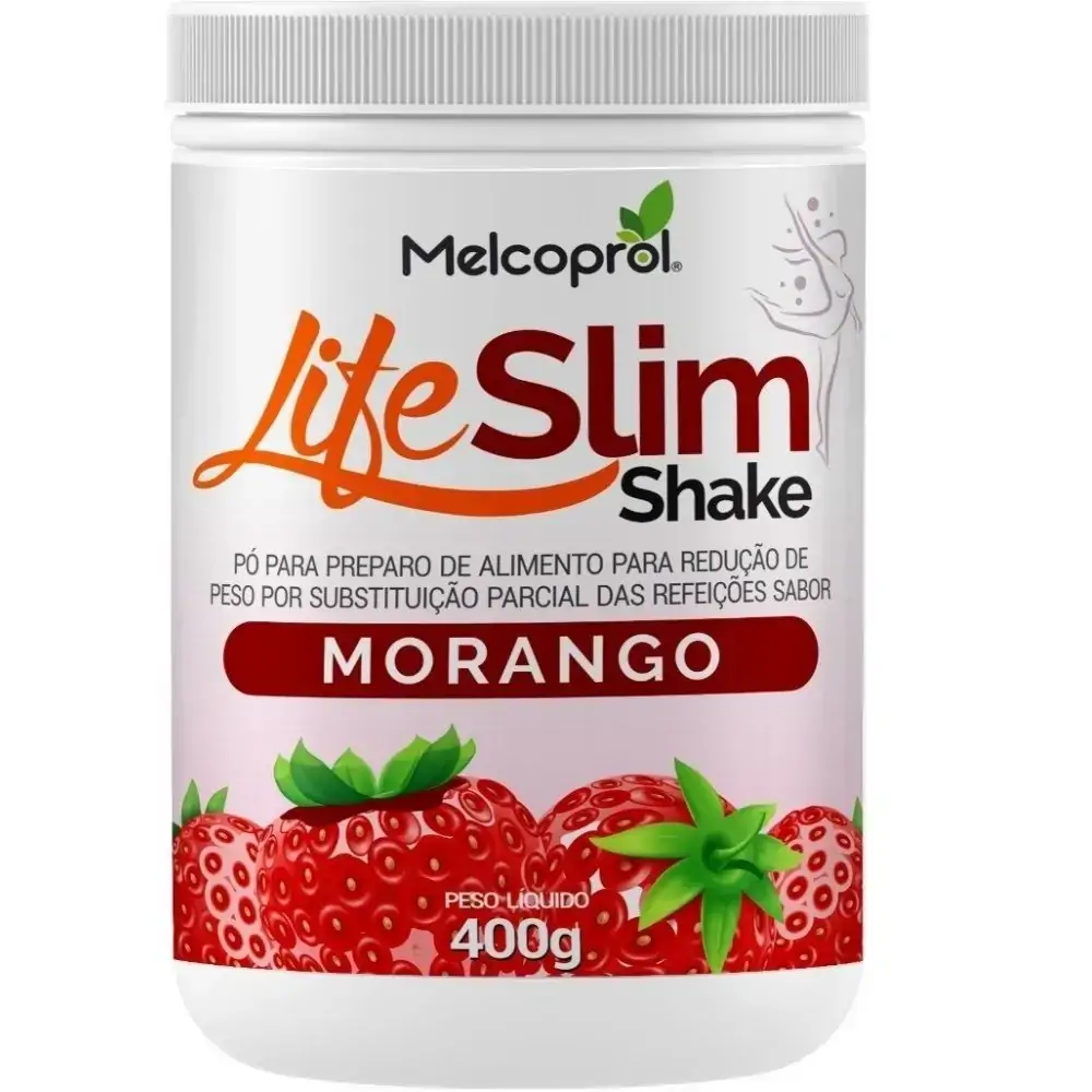 Life Slim Shake Morango 400g Melcoprol