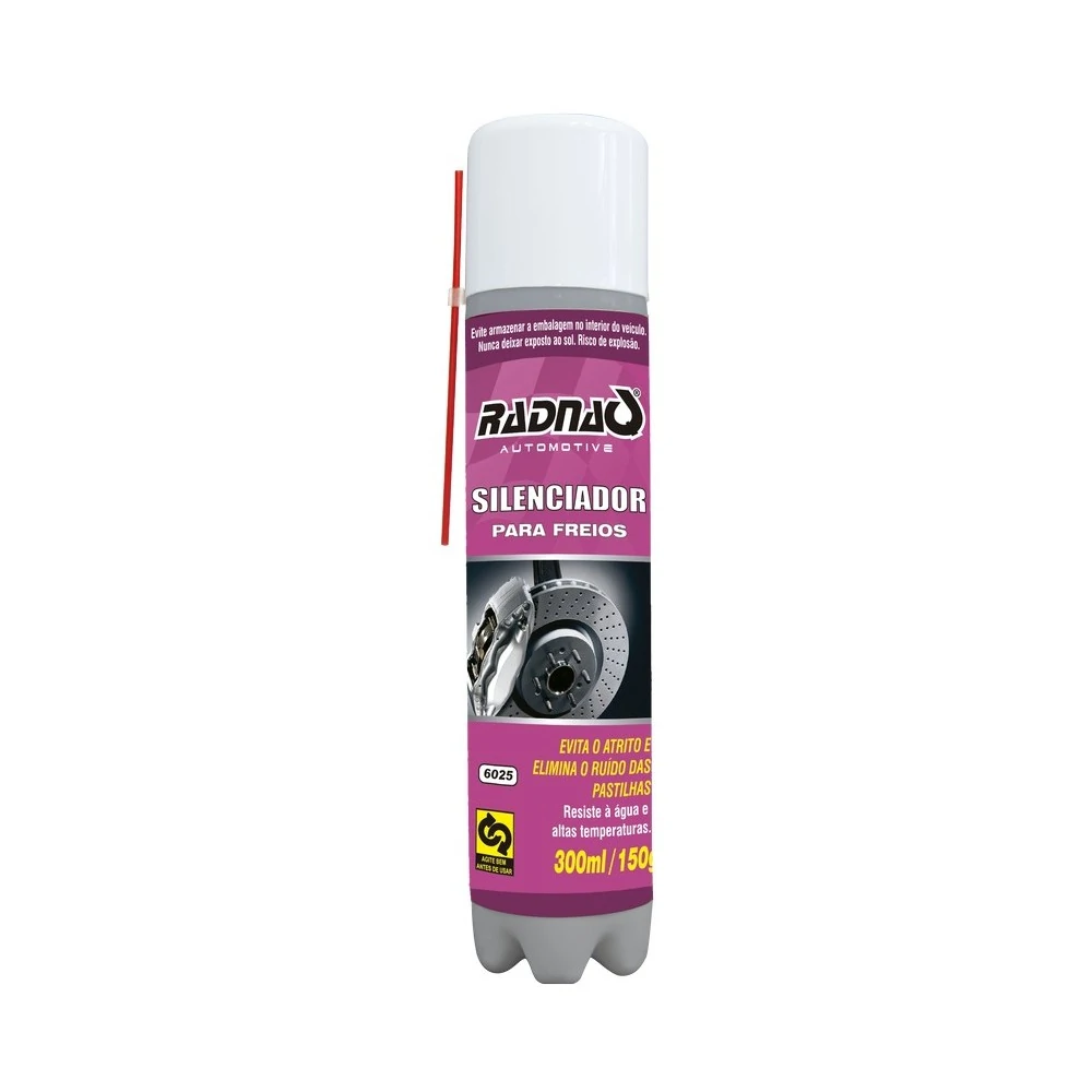 Silenciador para Freios Anti Chio Spray 300ml - RADNAQ RQ602512S