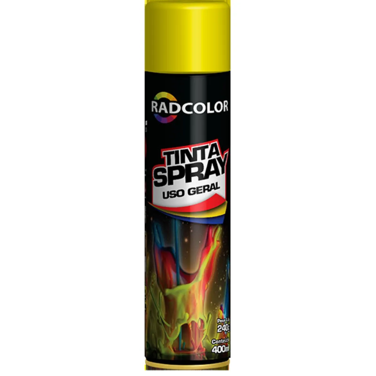 Tinta Spray Radcolor Amarela 400ml 240g
