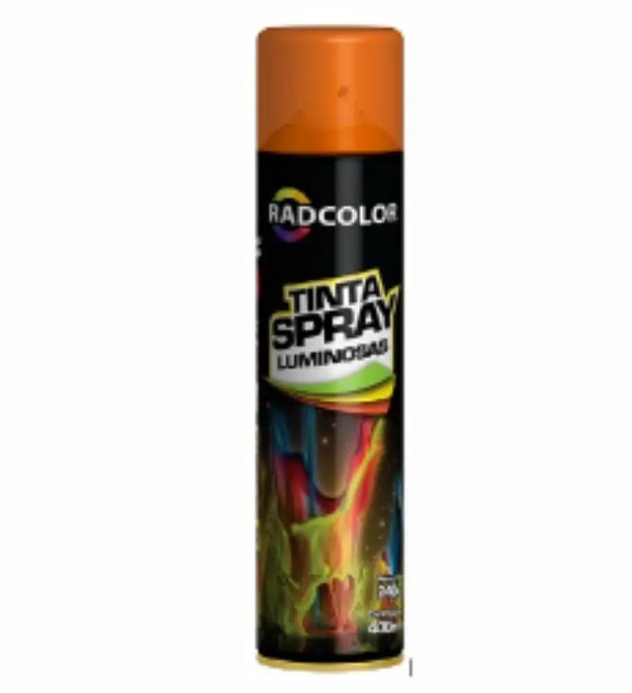 Spray Luminosas Laranja 400 Ml - Radcolor