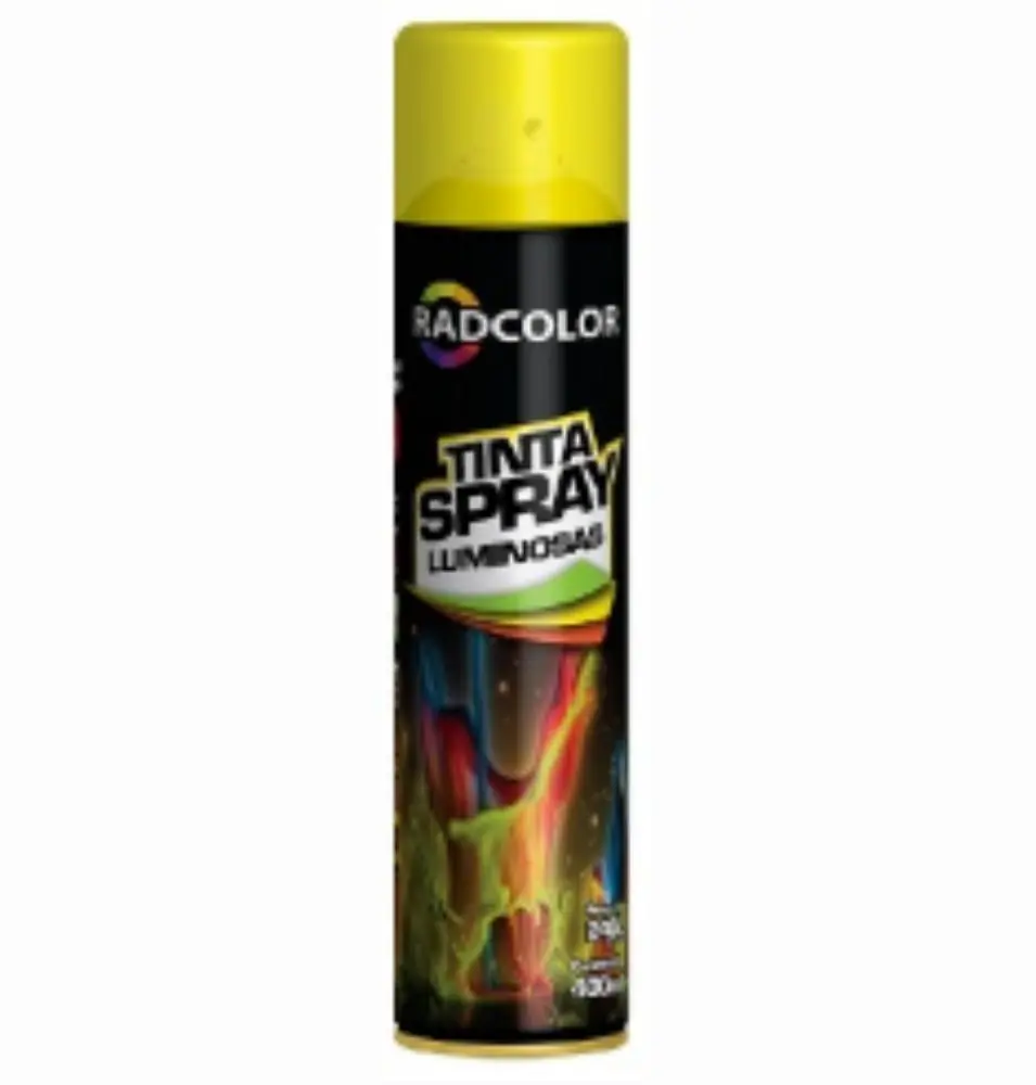Tinta Spray Metalizadas Radcolor Luminoso Amarelo