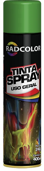 Tinta Spray 400ml Uso Geral Radnaq Verde Folha (escuro)