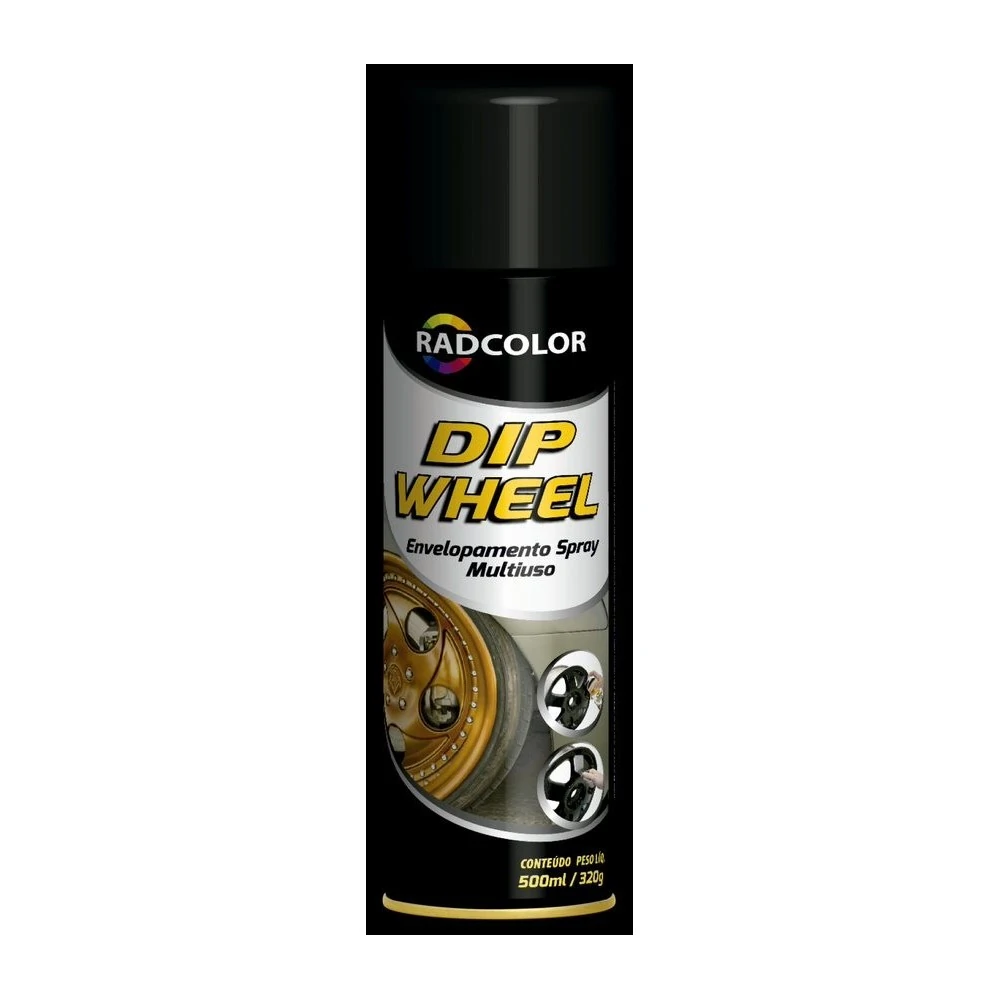 Tinta Spray Removivel Dip Wheel Incolor 500ml - RADNAQ RC230506