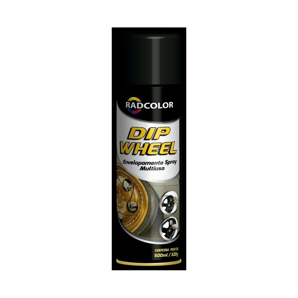 Tinta Spray Removivel Dip Wheel Cobre 500ml - RADNAQ RC230606