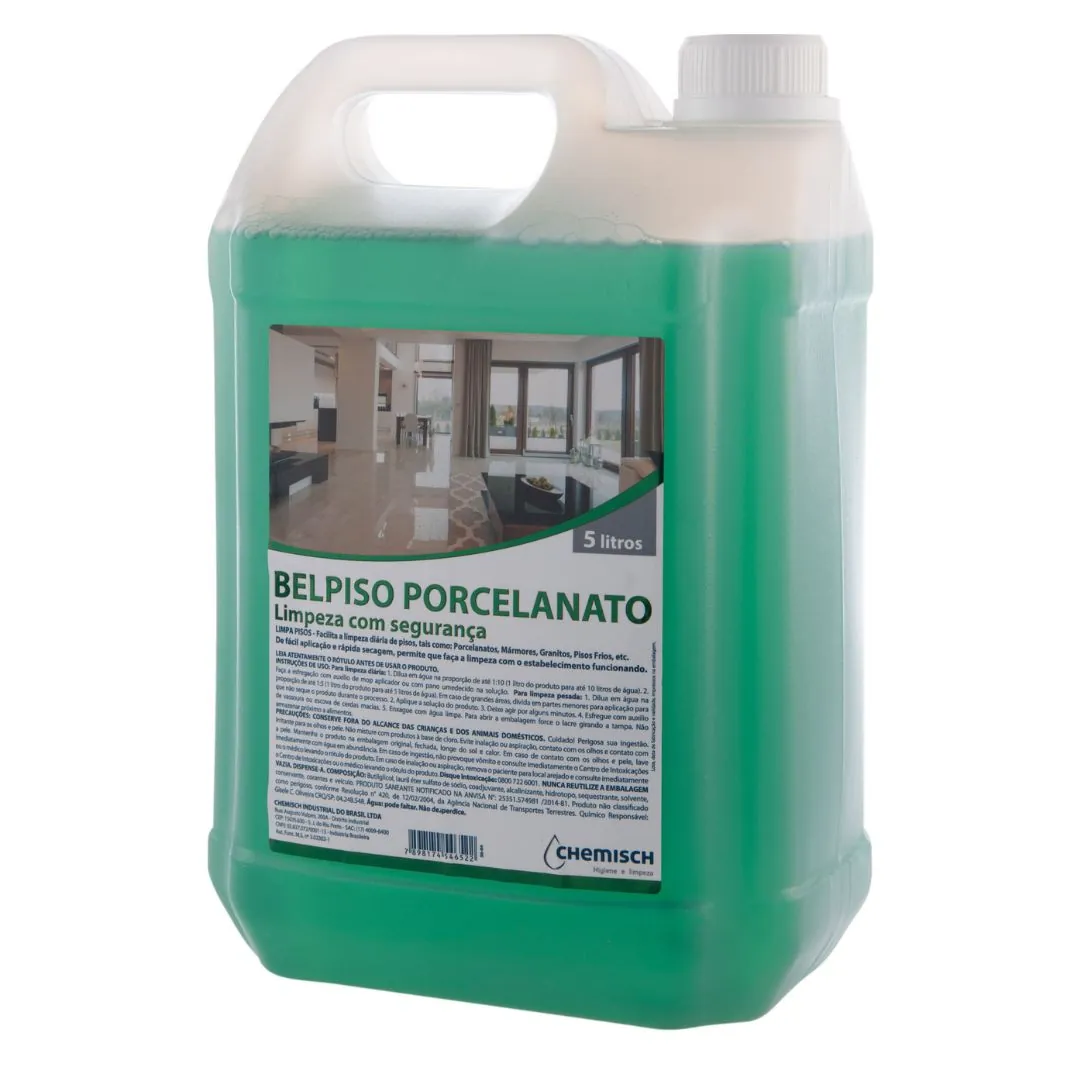 Limpador De Piso Belpiso Porcelanato 5 L