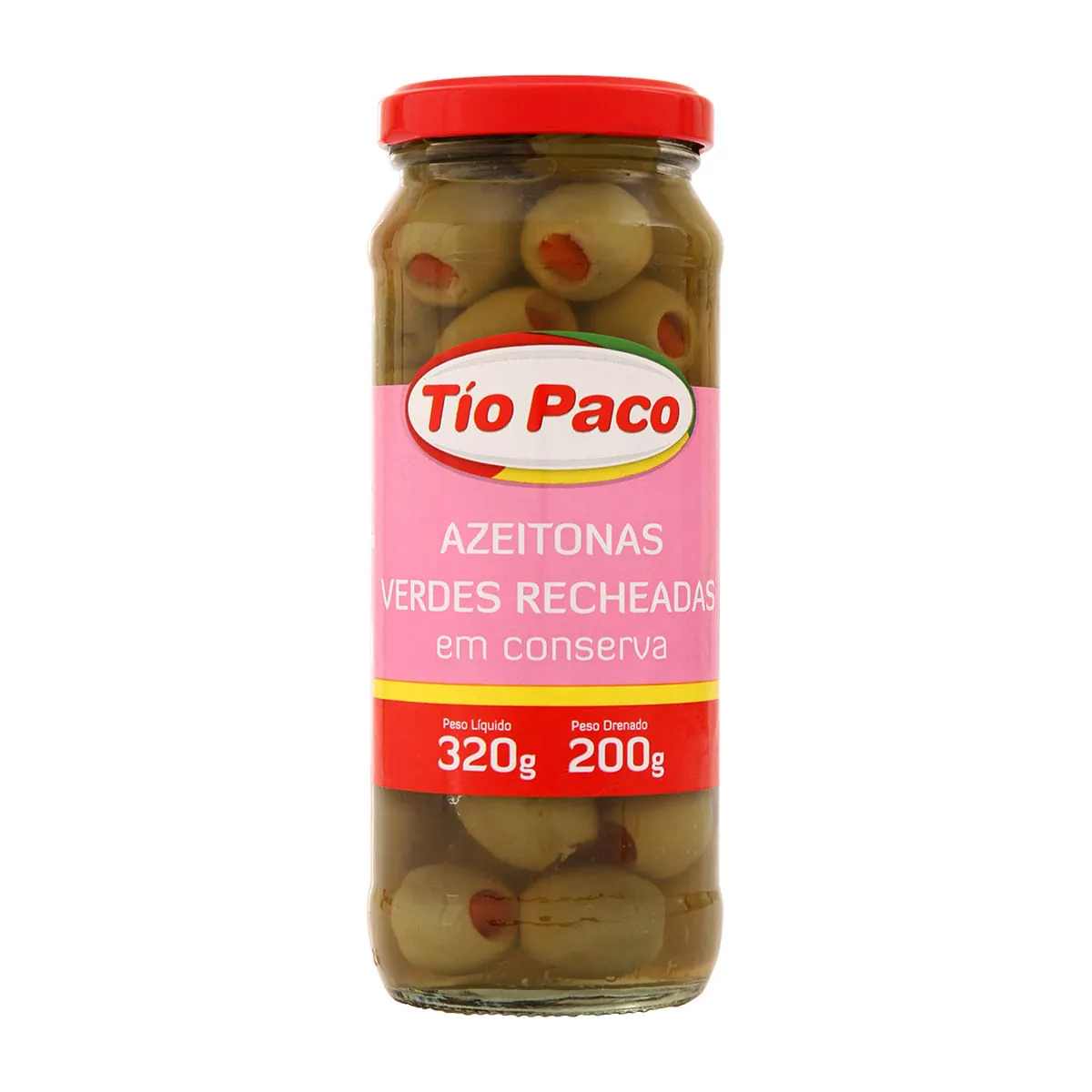 Azeitona Verde Tio Paco Recheada