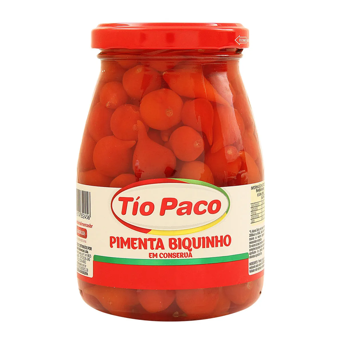 Pimenta-Biquinho em Conserva Tío Paco Vidro 200g