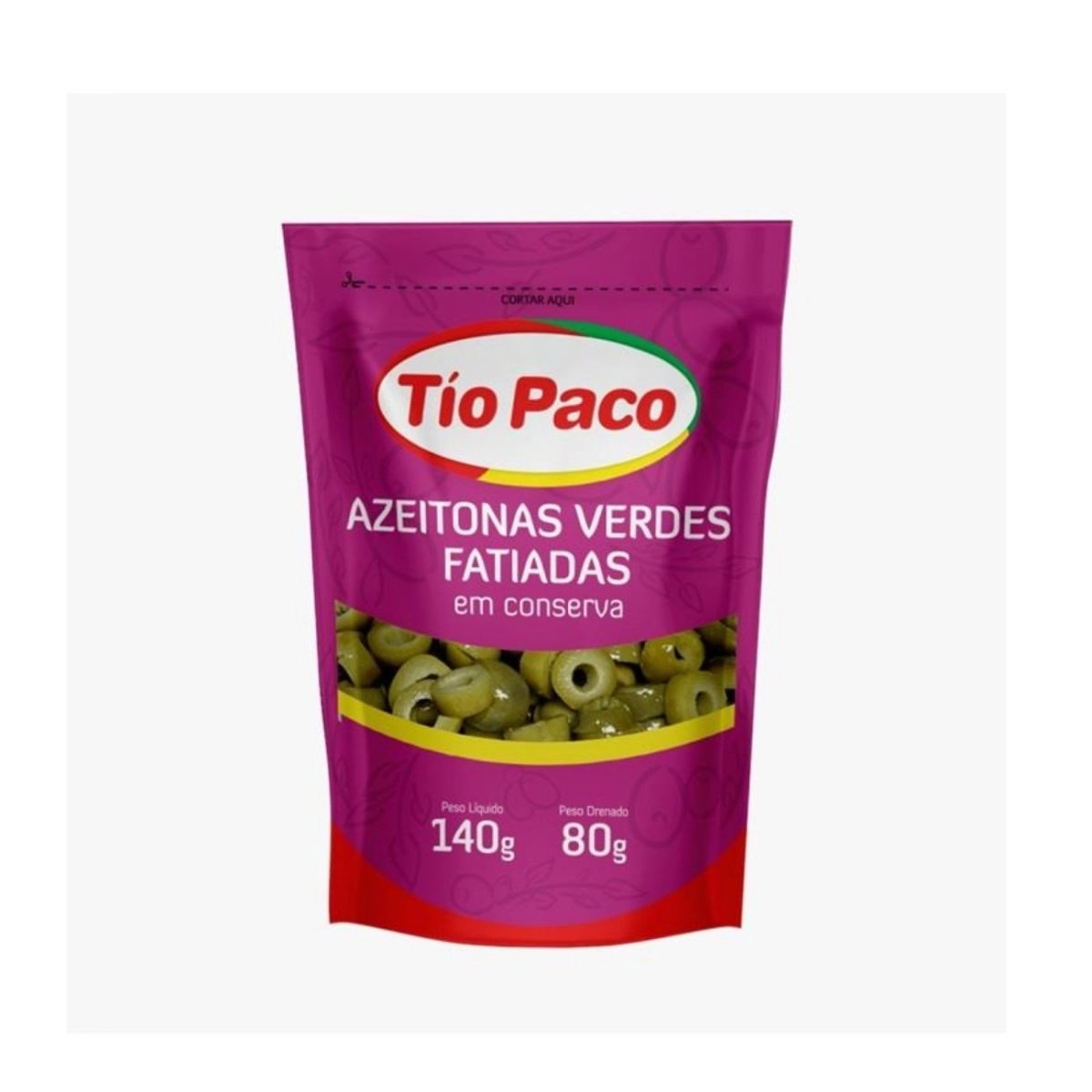 Azeitona Tio Paco Verde Fatiada Doy 80G