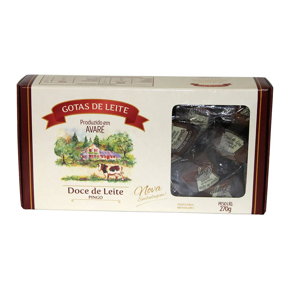 Doce De Leite Pingo Gotas De Leite Caixa 270g