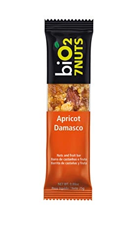 Barra de Castanha com Damasco Zero Lactose biO2 7Nuts Pacote 25g