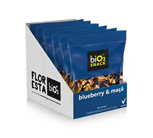 Bio2 Snack Blueberry Maca 6x50g Biobrasil