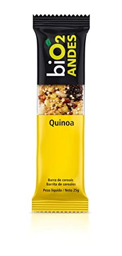 Barra de Cereal Quinoa biO2 Andes Pacote 25g