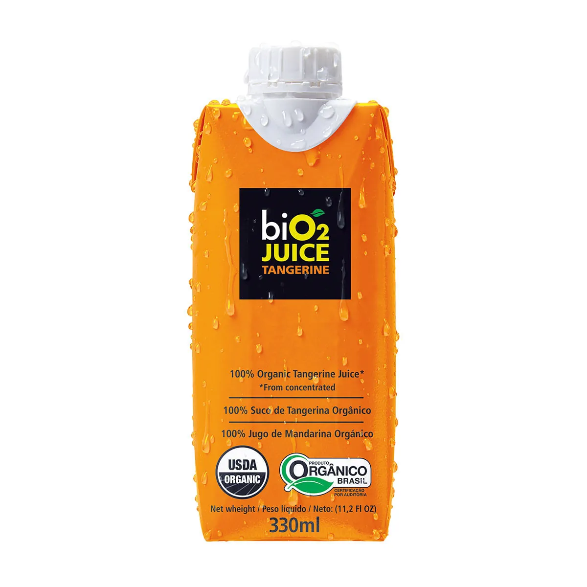 Suco de Tangerina Orgânico Bio2 Juice 330ml