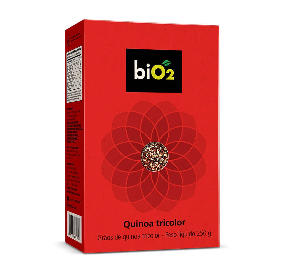 Quinoa Tricolor Em Grãos Bio2 Caixa 250g