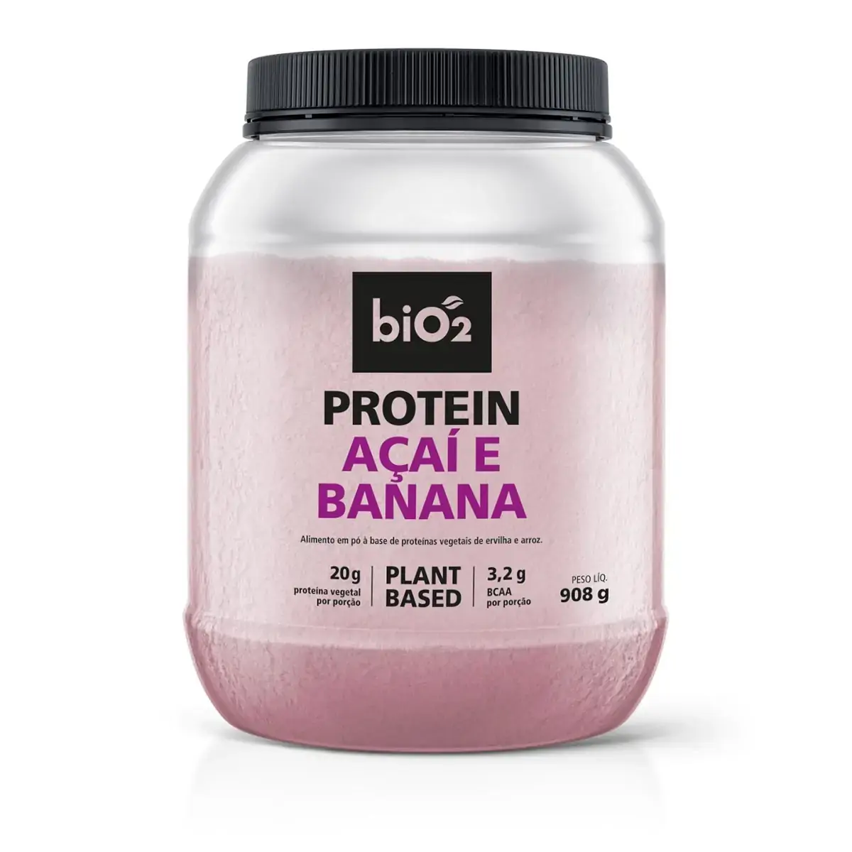 Proteína Vegetal Açaí E Banana Bio2 Protein Pote 908g