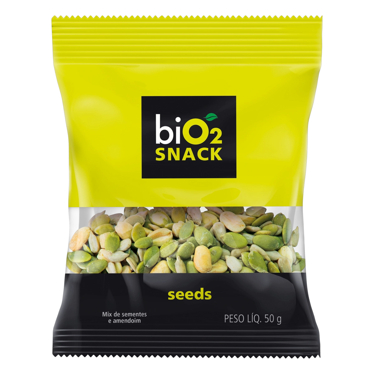 Mix de Sementes biO2 Snack Pacote 50g