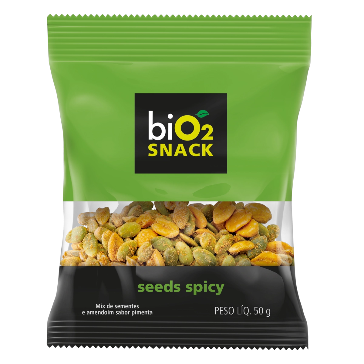 Mix de Sementes Pimenta biO2 Snack Pacote 50g