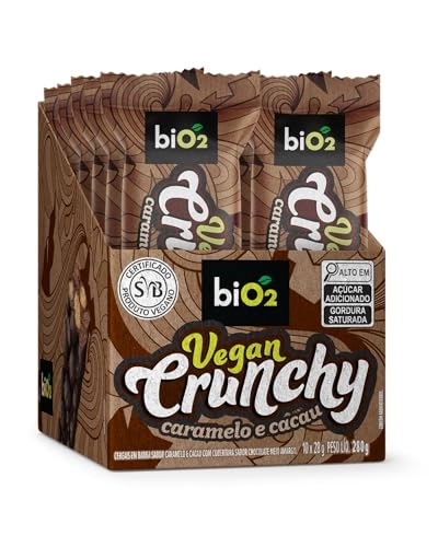 Barra de Cereais Caramelo Cacau Crunchy Bio2 (Cx c/ 10 un de 28g)