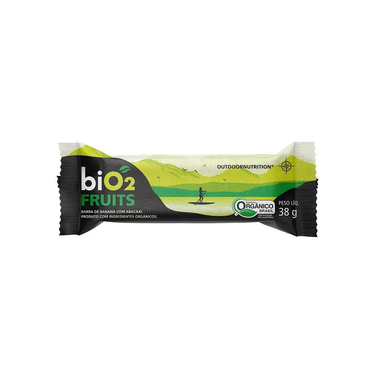 Barra Frutas Banana com Abacaxi Bio2 38g