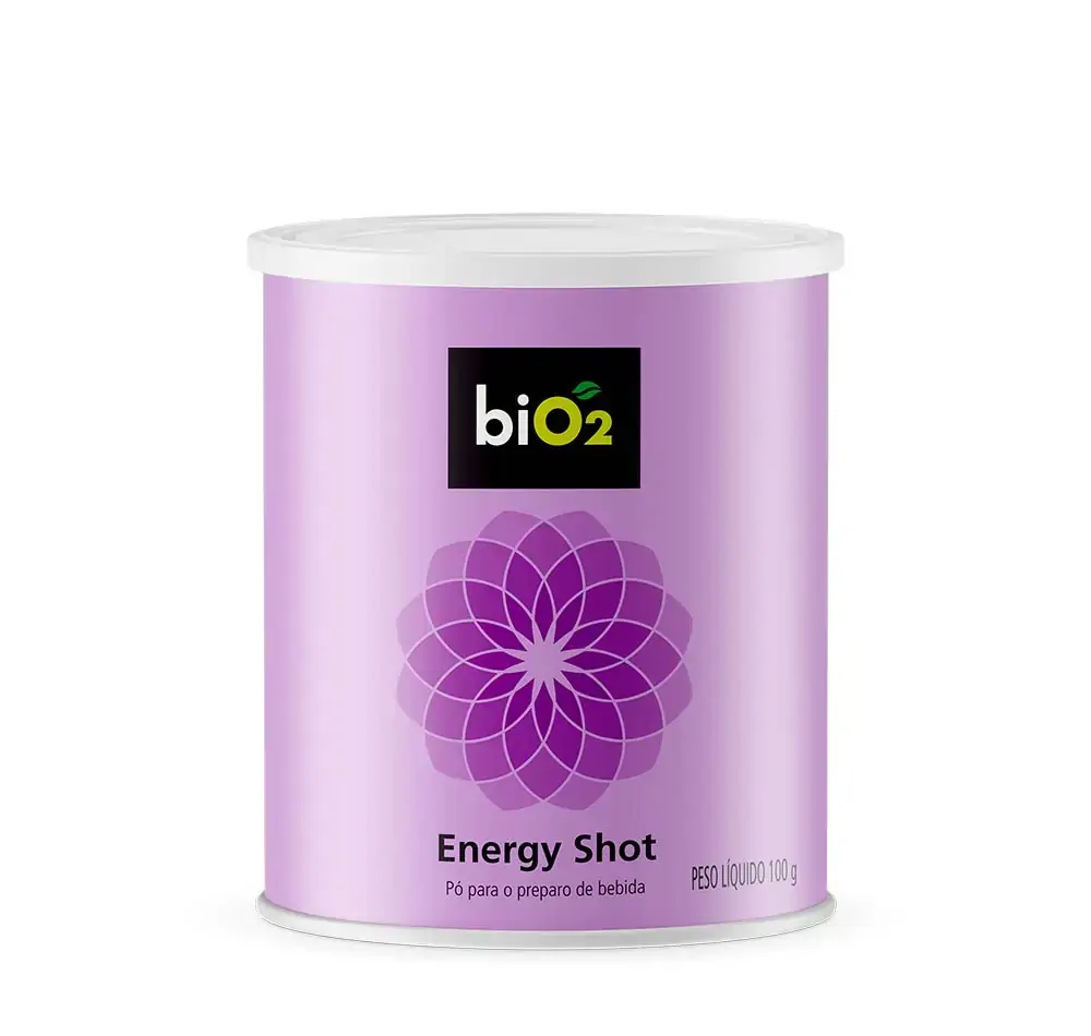 Pó Para Preparo De Bebida Energy Shot Bio2 Lata 100g