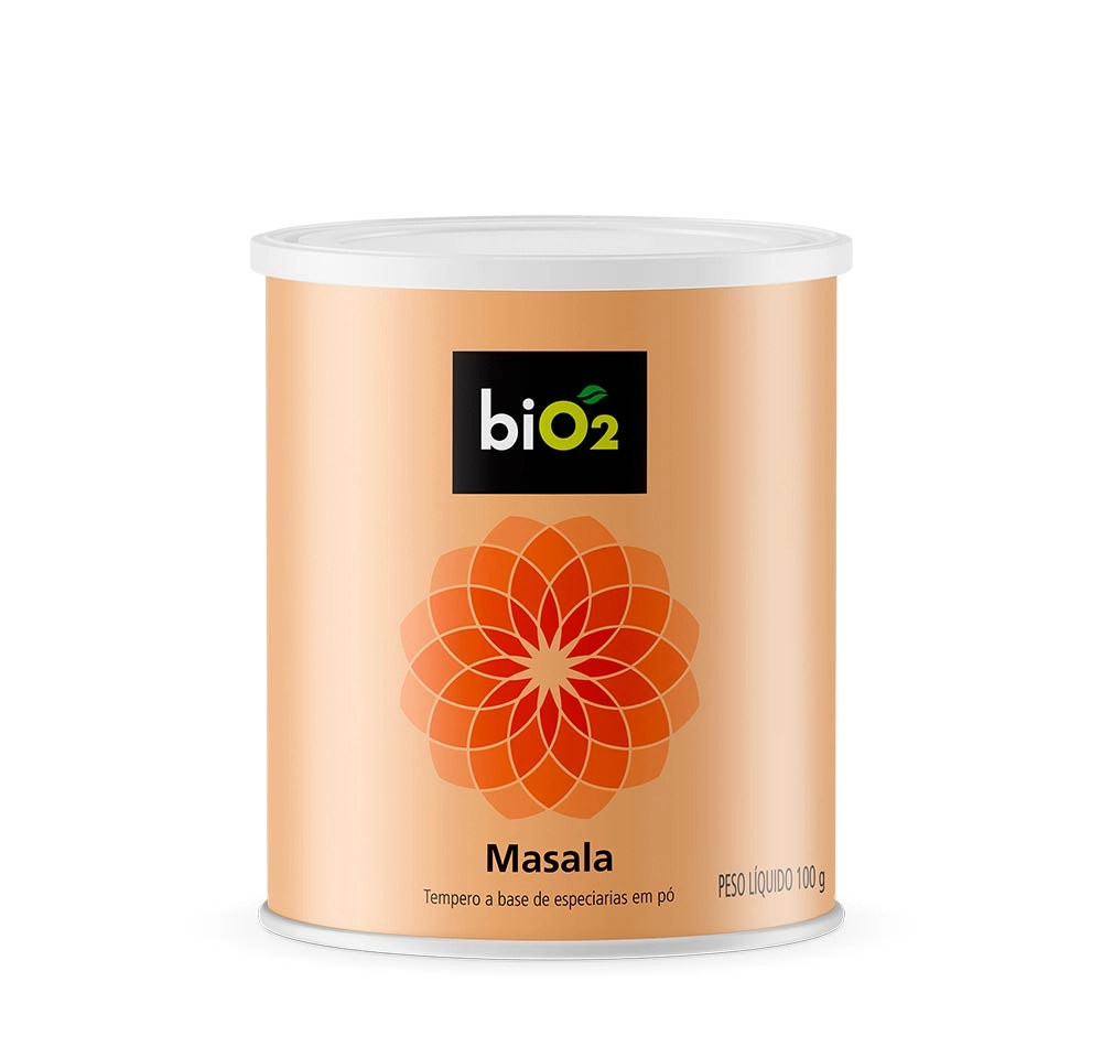 Tempero Pó Masala Bio2 Lata 100g