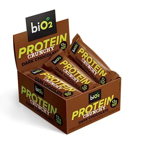 Bio2 Protein Crunchy Bar Dark Chocolate 9 X 50 G