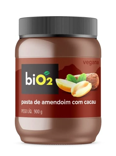 Pasta De Amendoim Com Cacau Bio2 Pote 900g