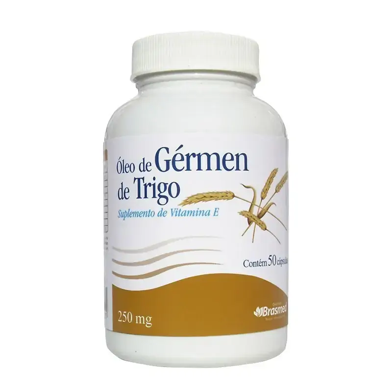 óleo De Germen De Trigo 50 Mg Brasmed Com 50 Cápsulas