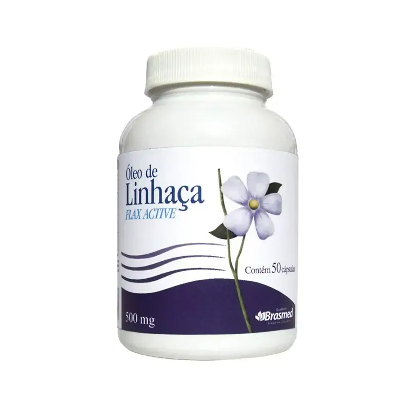 óleo De Linhaça 500mg 50caps