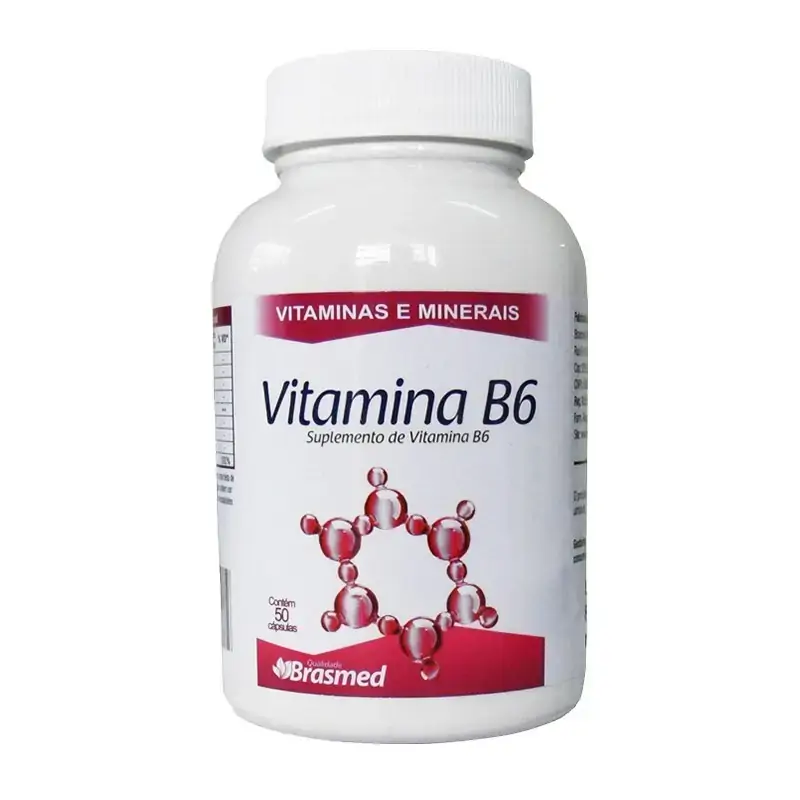 Vitamina B6 50 Caps Brasmed